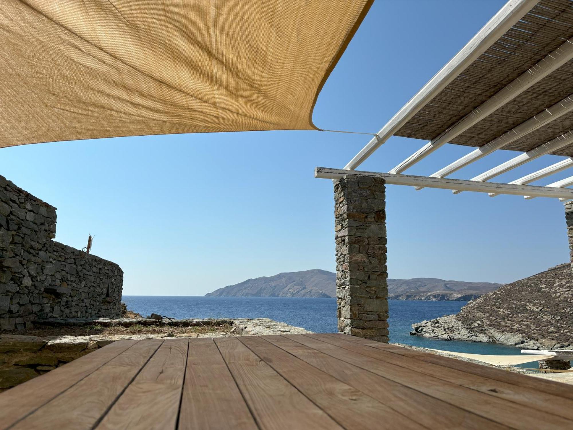 Almyra Yellow Villa Kythnos Exterior photo
